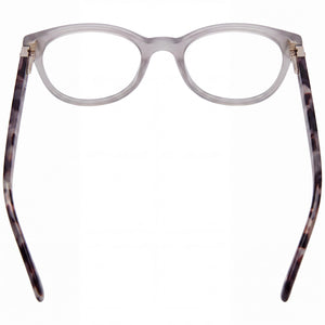 Kate Spade New York 106250 Rectangle Eyeglasses Women — side view, Red Acetate temples