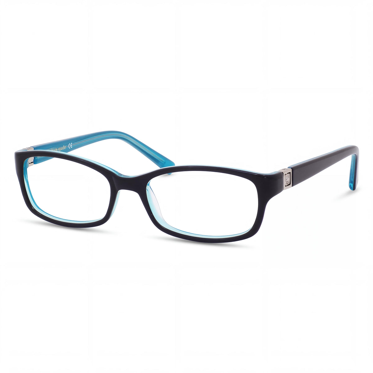 Gafas graduadas rectangulares Kate Spade New York 114361 para mujer, color negro, 52 mm, Photo 1