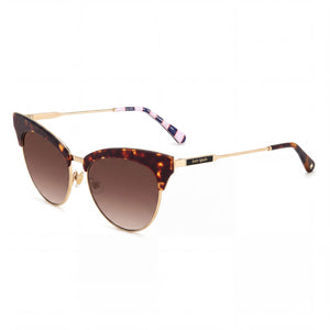 Kate Spade New York Alvi/G/S Havana Cat Eye Sunglasses for Women, Brown Shaded lens
