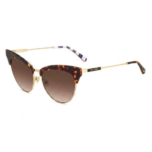 Kate Spade New York Alvi/G/S Havana Cat Eye Sunglasses for Women, Brown lens