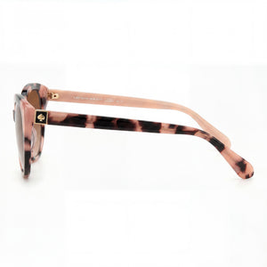 Kate Spade New York Amberlee/S Cat Eye Sunglasses Women — side view, Non-Polarized Brown Pink Gradient lens