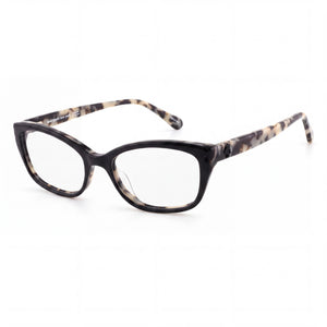 Kate Spade New York Arabel Black Rectangle Eyeglasses Unisex, Acetate frame
