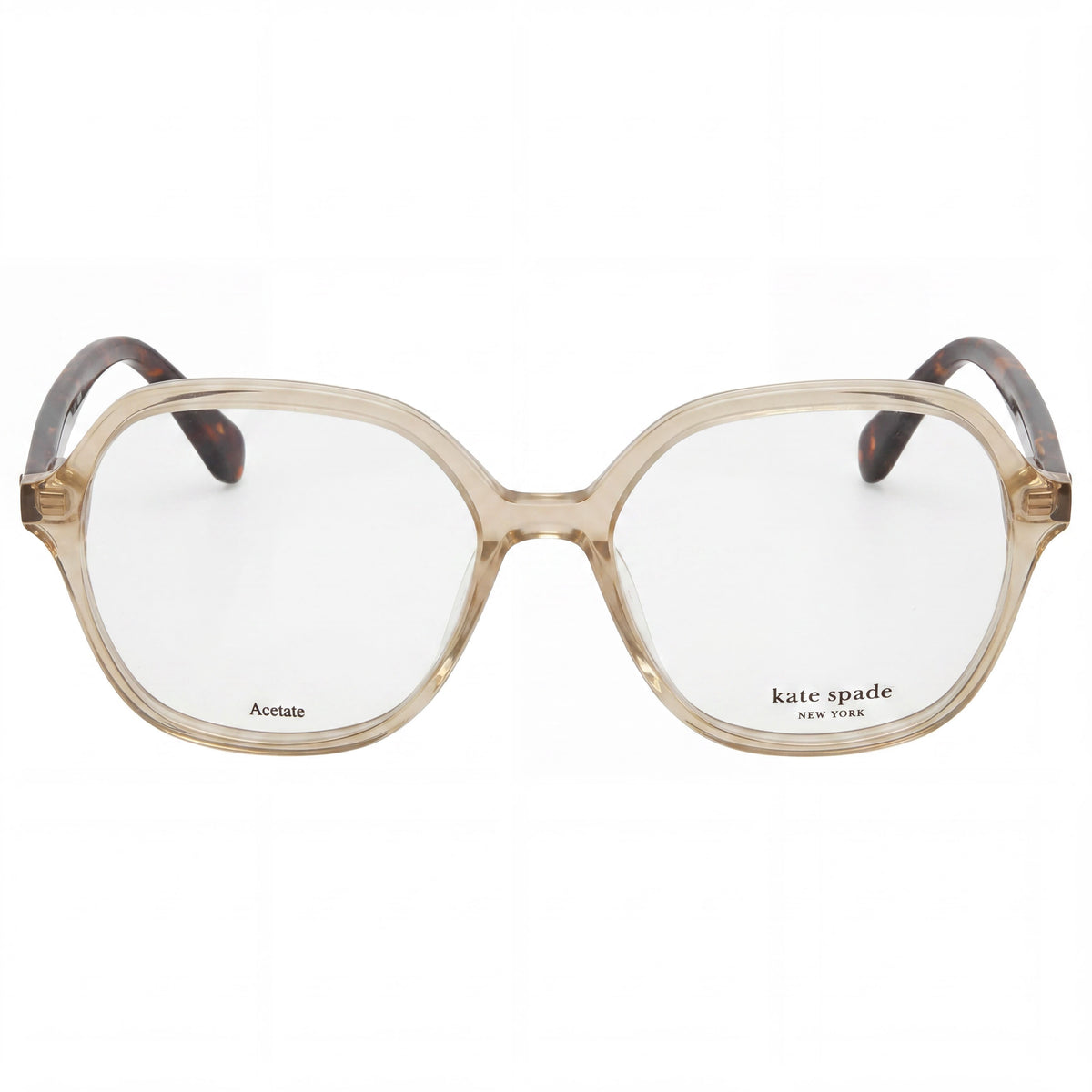 Gafas graduadas cuadradas de color beige para mujer de Kate Spade New York, Photo 2