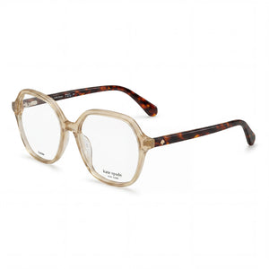 Kate Spade New York Beige Square Eyeglasses for Women, Acetate frame