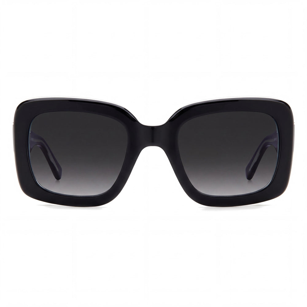Kate Spade New York Bellamy/S Rectangle Sunglasses for Women — front view, Plastic frame