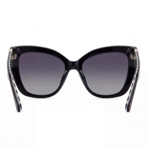 Kate Spade New York BEXLEY/G/S Cat Eye Sunglasses Women — side view, Polarized Grey Shaded lens