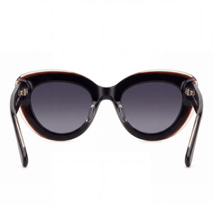 Kate Spade New York Cat Eye Sunglasses for Women — interior view, Non-Polarized lens detail
