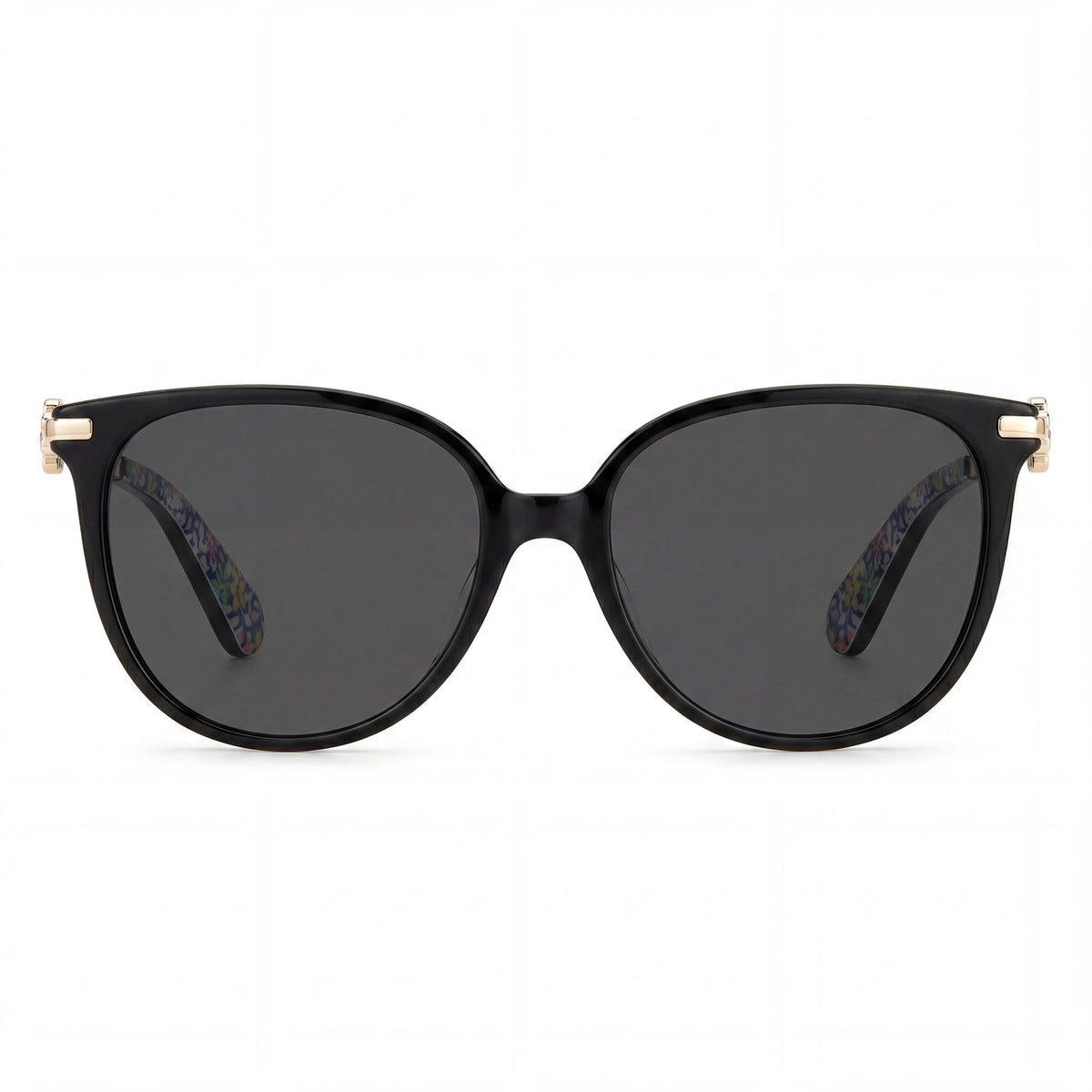 Gafas de sol ovaladas para mujer Kate Spade New York negras/grises, 60 mm, Photo 2