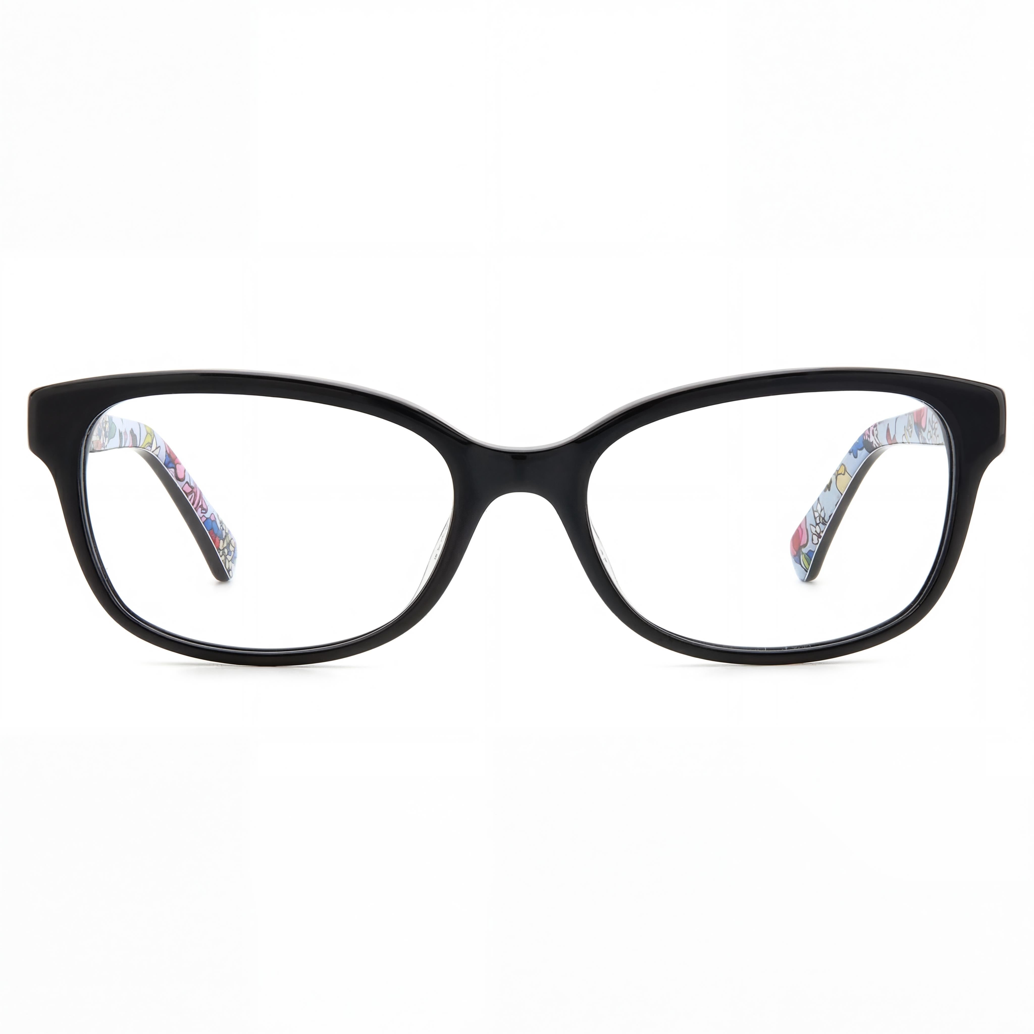 Kate Spade New York Black Rectangle Eyeglasses for Women, Acetate 51mm, Photo 2