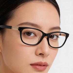 Kate Spade New York Shiny Black Eyeglasses Women — lifestyle wear, office and daily wear