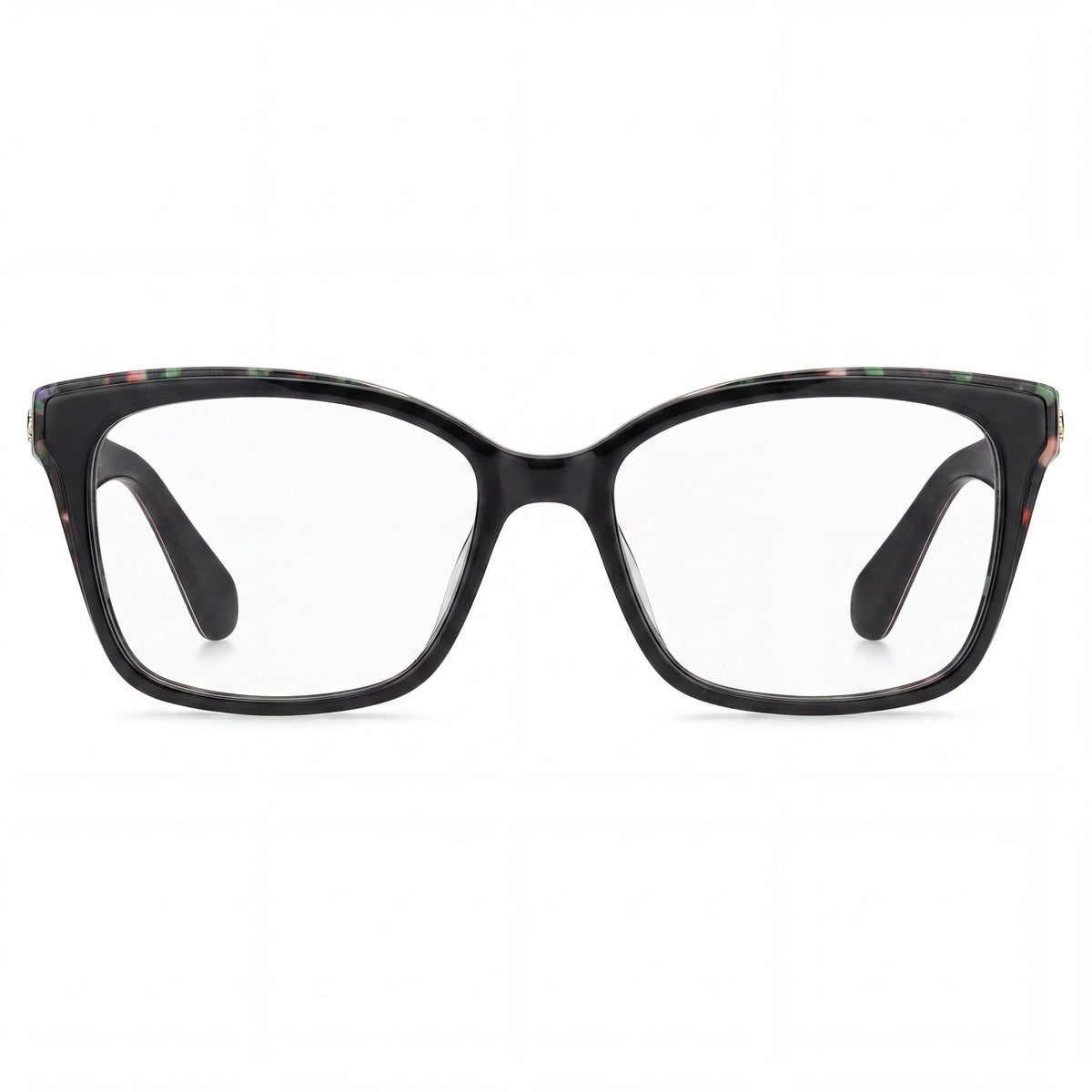 Gafas graduadas cuadradas negras con estampado Jeri de Kate Spade New York para mujer, Photo 2