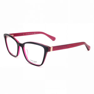 Kate Spade New York Black Square Eyeglasses for Women, Acetate frame