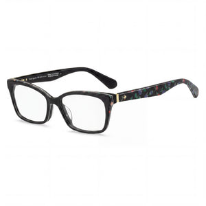 Kate Spade New York Black Square Eyeglasses for Women, Acetate frame