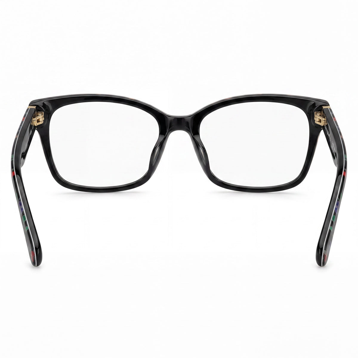 Gafas graduadas cuadradas negras con estampado Jeri de Kate Spade New York para mujer, Photo 3