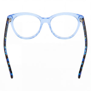 Kate Spade New York Rectangle Eyeglasses for Women — interior view, Polycarbonate demo lenses