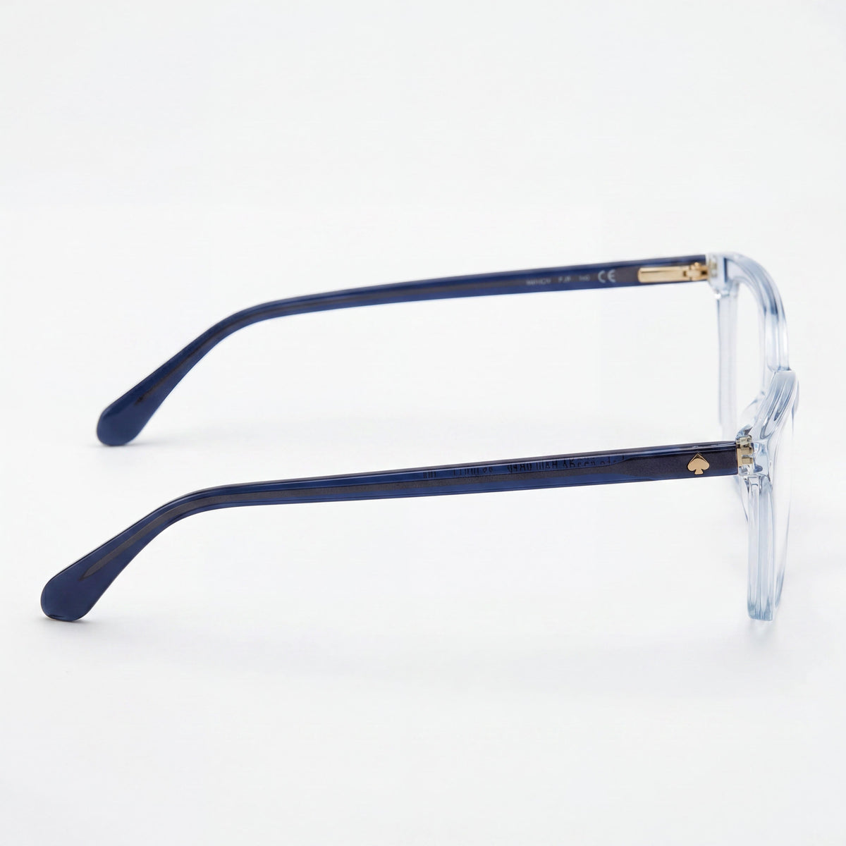 Kate Spade New York Transparent Blue Square Eyeglasses for Women, 53mm, Photo 3