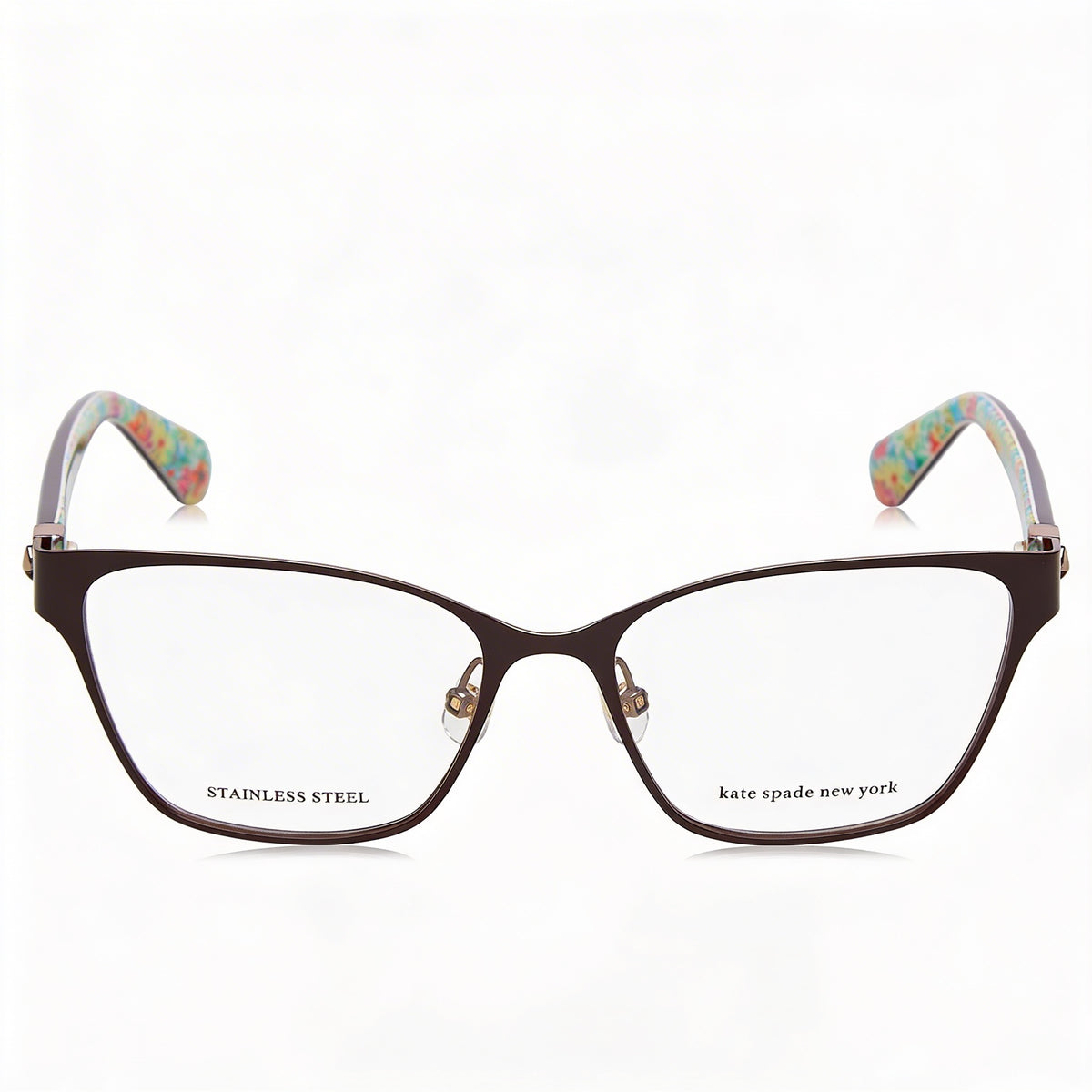 Gafas graduadas rectangulares marrones Kate Spade New York IVIE para mujer, 52 mm, Photo 2
