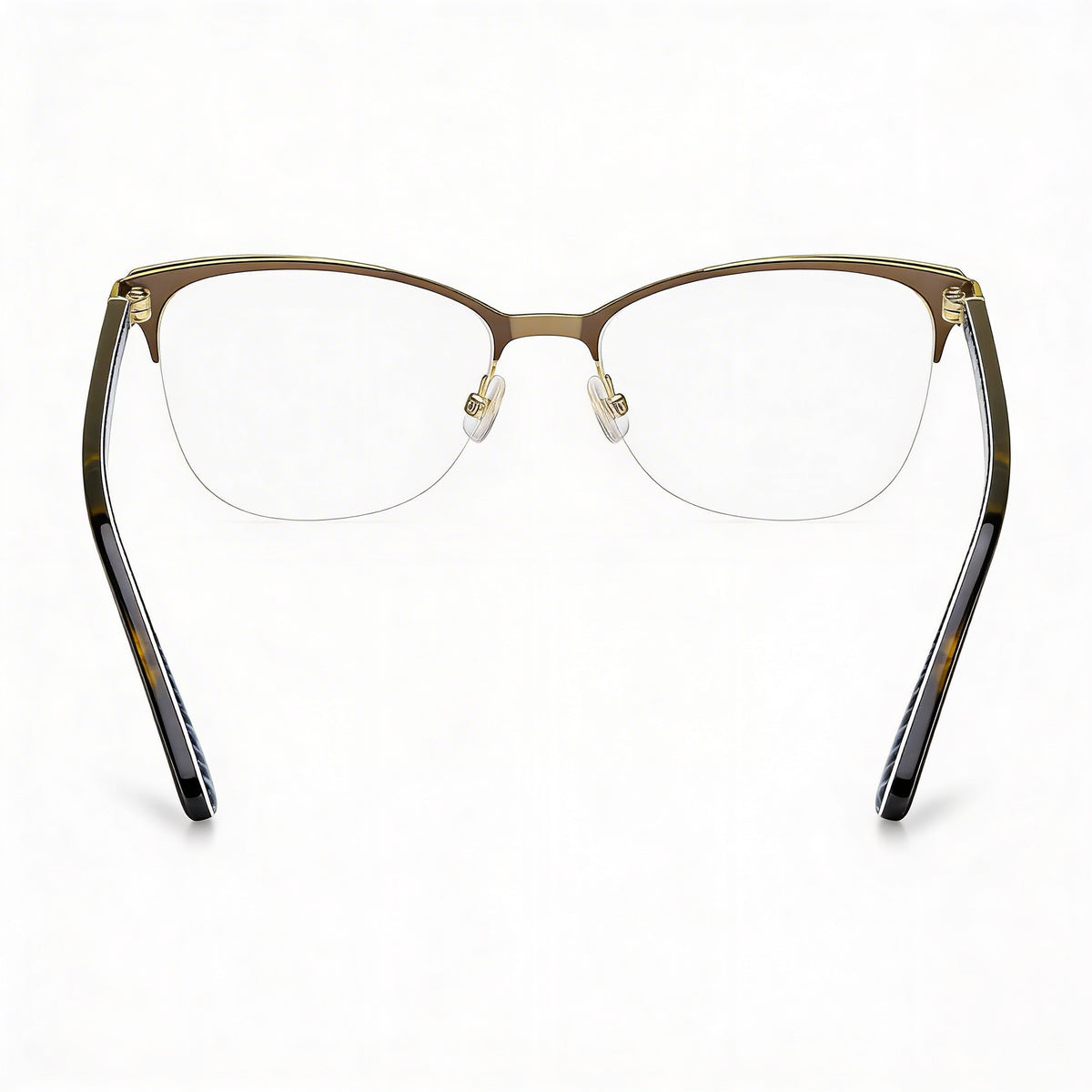 Kate Spade New York Brown Rectangular Eyeglasses for Women, 50mm, Photo 4