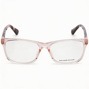 Kate Spade New York Calley Rectangle Eyeglasses for Women — front view, Plastic