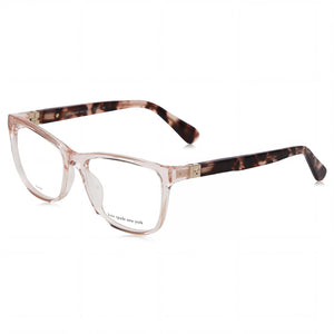 Kate Spade New York Calley Beige Rectangle Eyeglasses for Women, Plastic frame
