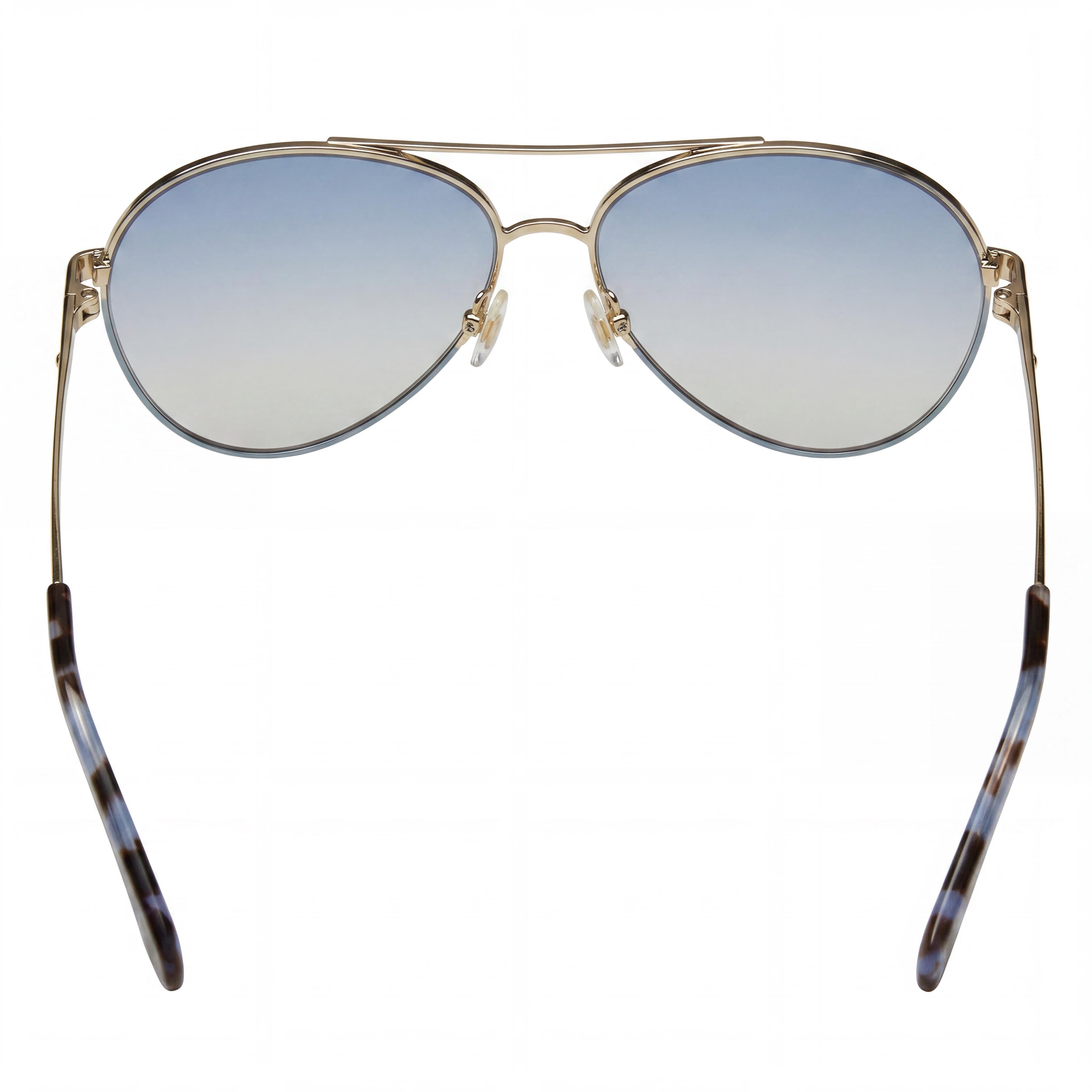Kate Spade New York Carolane/F/S Women's Metal Blue Gold Blue Lens Pilot Asian Fit UV Protection Sunglasses 61mm, Photo 4
