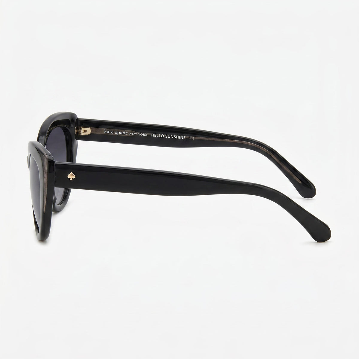 Kate Spade New York Casual Black Cat Eye Sunglasses for Women, 53mm, Photo 2