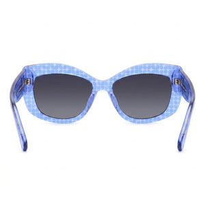 Kate Spade New York Casual Rectangle Sunglasses for Women — interior view, Non-Polarized lens detail