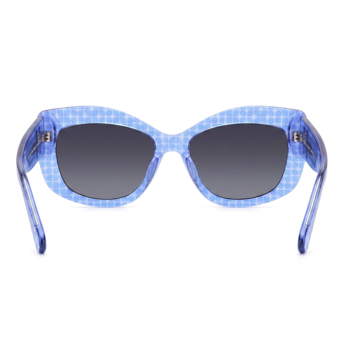Kate Spade New York Casual Blue Rectangle Sunglasses for Women, 54mm, Photo 4