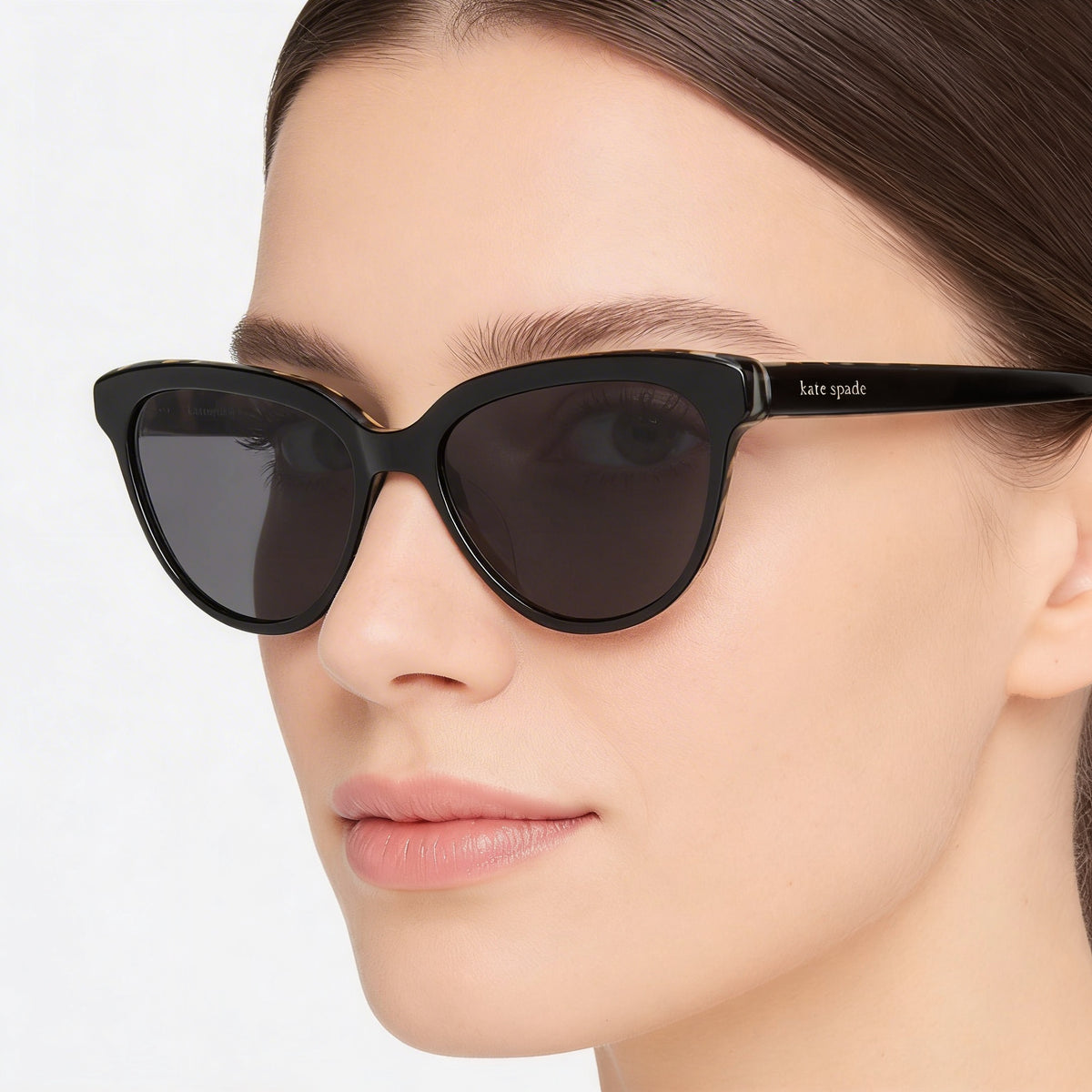 Kate Spade New York Cayenne/S Black Cat Eye Sunglasses for Women, 54mm, Photo 4