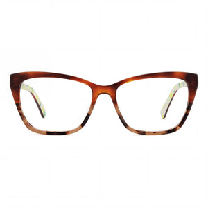 Kate Spade New York Celestine Rectangle Eyeglasses for Women — front view, Plastic