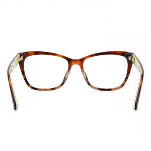 Kate Spade New York Celestine Rectangle Eyeglasses for Women — interior view, Polycarbonate demo lenses