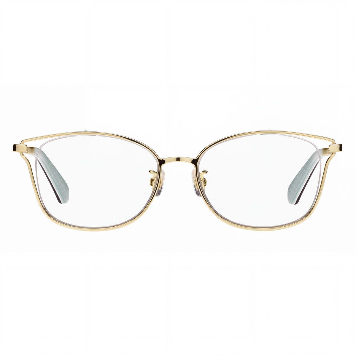 Kate Spade New York Dark Havana Rectangle Eyeglasses for Women, 52mm, Photo 2