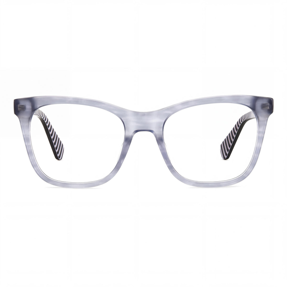 Kate Spade New York Classic Grey Horn Square Eyeglasses for Women, Photo 2