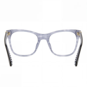 Kate Spade New York Classic Square Eyeglasses for Women — interior view, Polycarbonate demo lenses