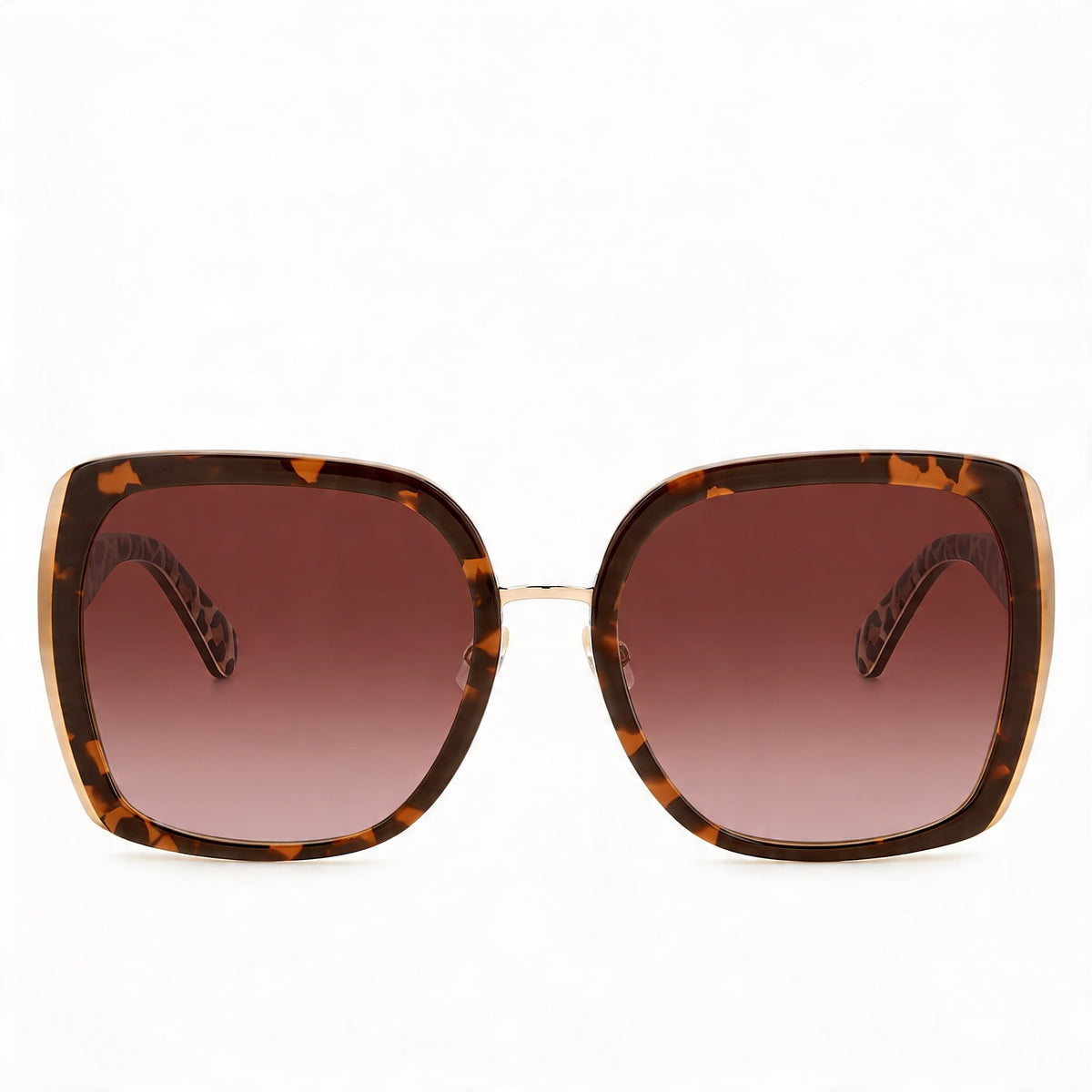 Gafas de sol cuadradas para mujer Kate Spade New York Havana Brown, 56 mm, Photo 2