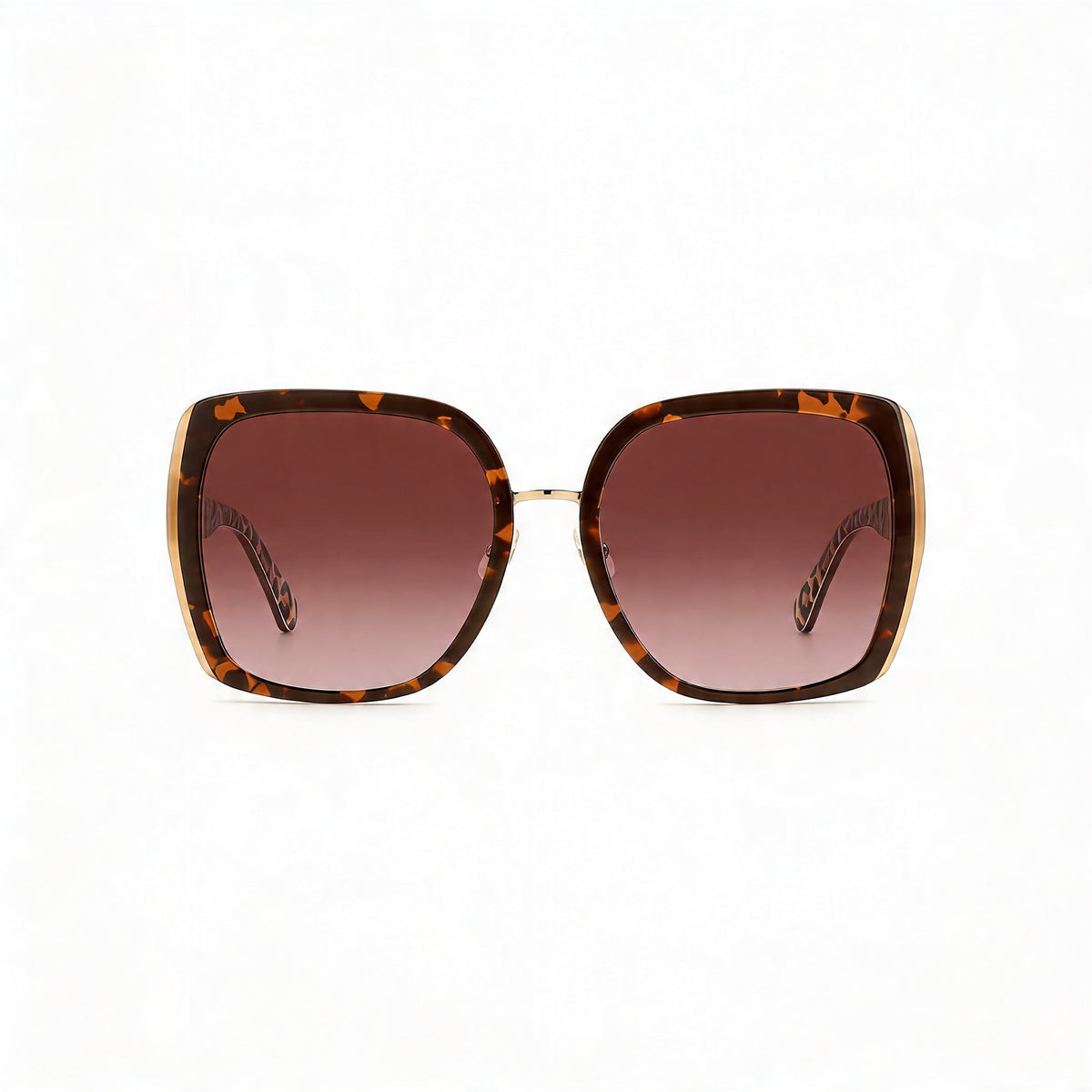 Gafas de sol cuadradas para mujer Kate Spade New York Havana Brown, 56 mm, Photo 2