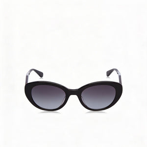 Kate Spade New York Crystal/S Oval Sunglasses for Women — front view, ECO ACETATE frame