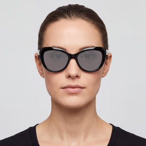 Kate Spade New York Emmalynn/s Rectangle Sunglasses for Women — interior view, Polarized lens detail