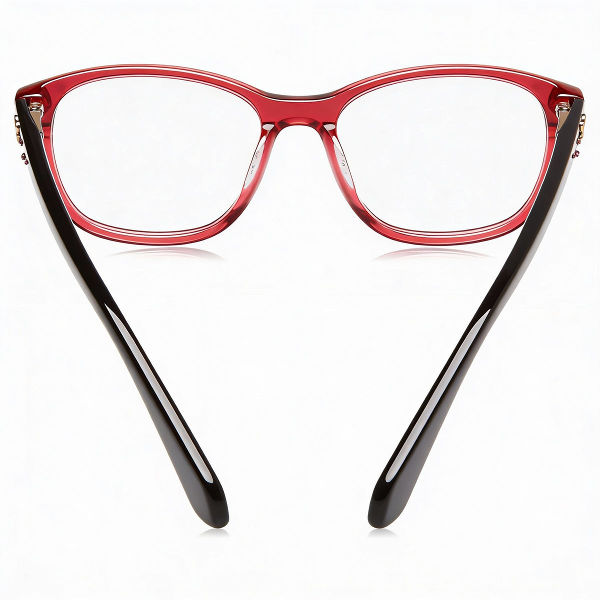 Kate Spade New York EMMI Gafas Rectangulares Rojas Unisex, Acetato 48mm, Photo 4