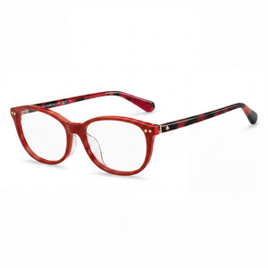 Kate Spade New York Evangeline/f Red Oval Eyeglasses for Women, Acetate frame