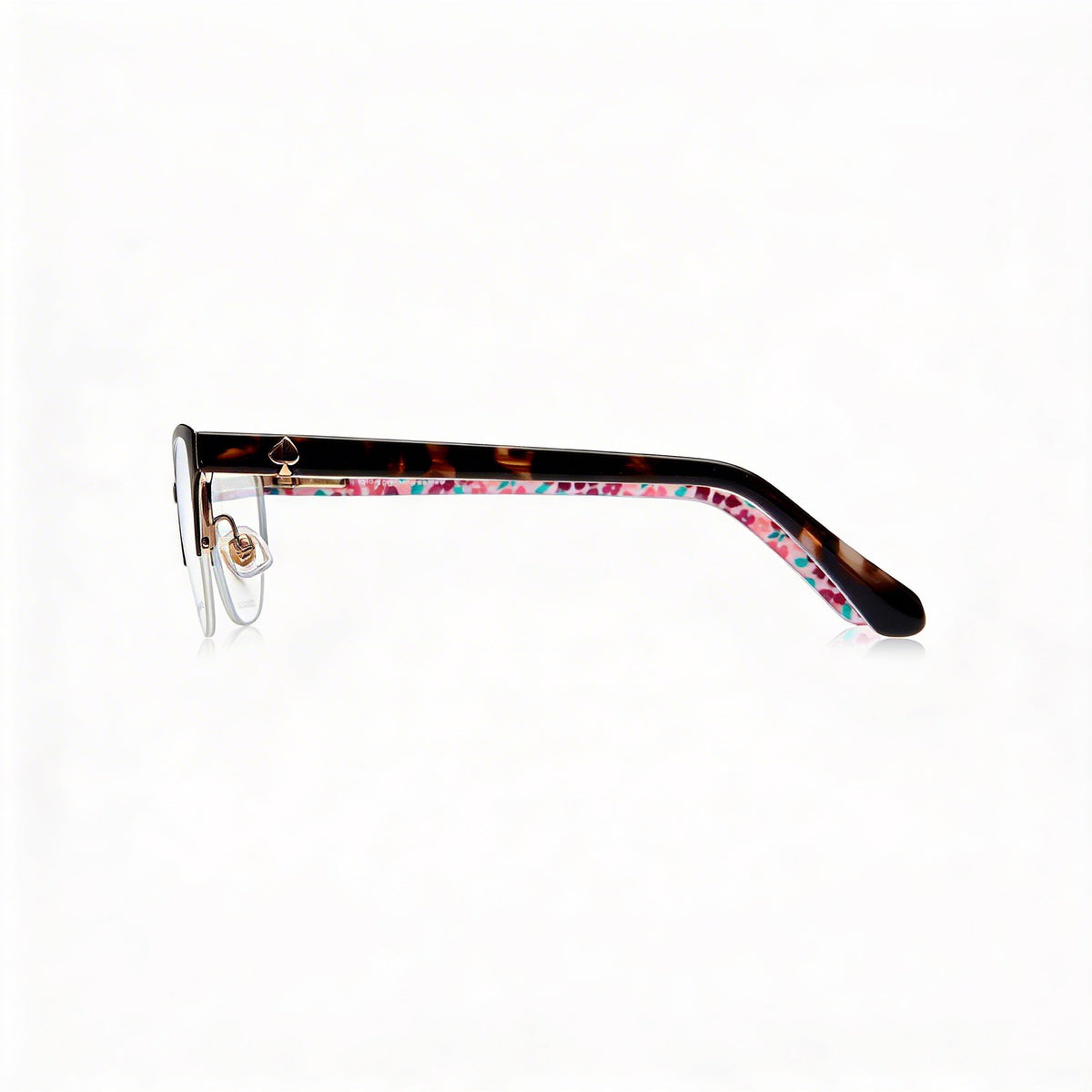 Gafas semirrígidas para mujer Kate Spade New York Ferrara de acero inoxidable marrón con lentes de policarbonato de 51 mm, Photo 3