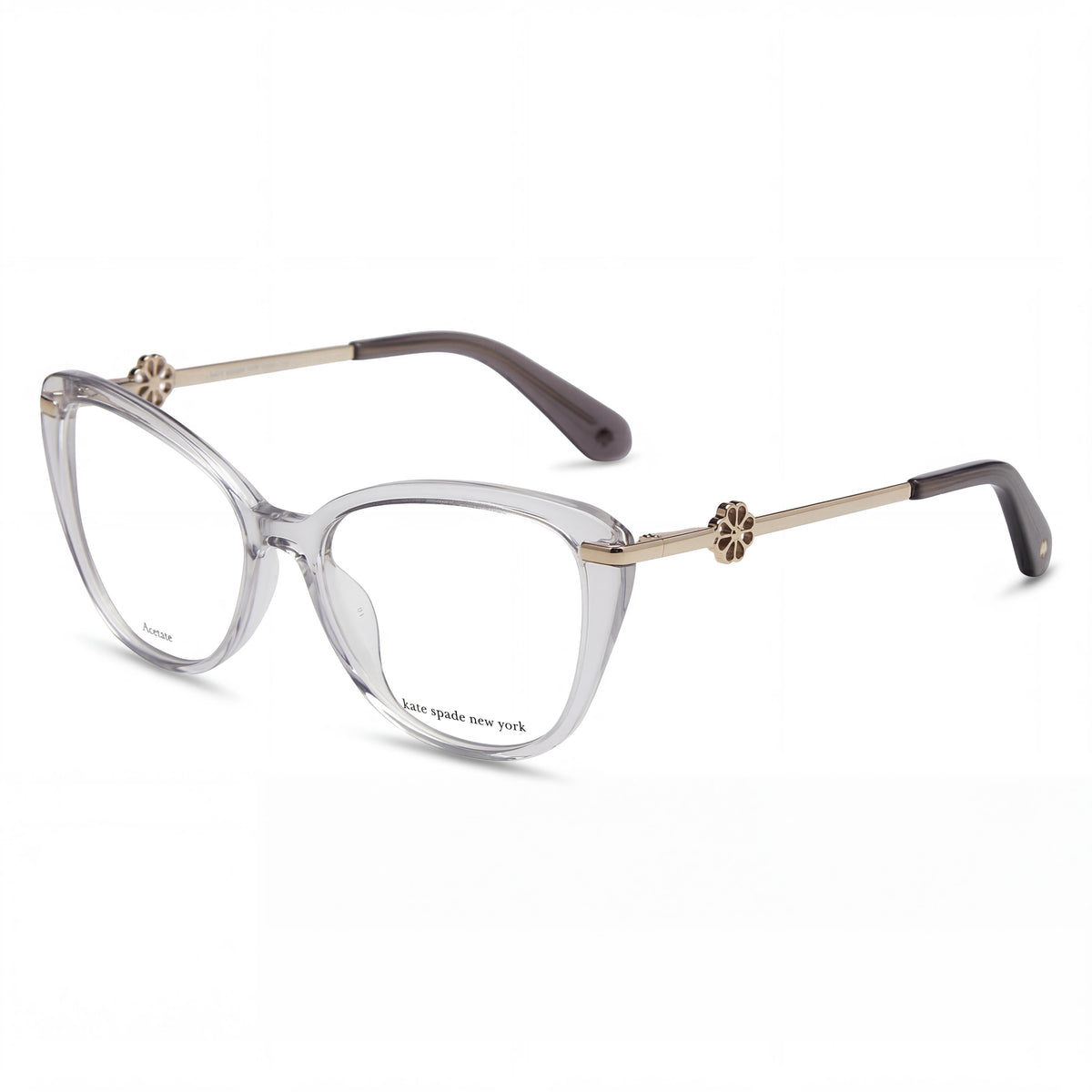Kate Spade New York Flavia Gray Cat Eye Eyeglasses Unisex, 51mm, Photo 1