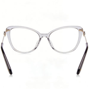 Kate Spade New York Flavia Cat Eye Eyeglasses Unisex — front view, Plastic frame