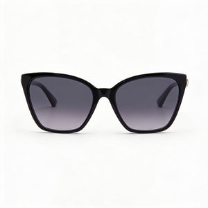 Kate Spade New York Glam Cat Eye Sunglasses Women — side view, Polarized Grey lens