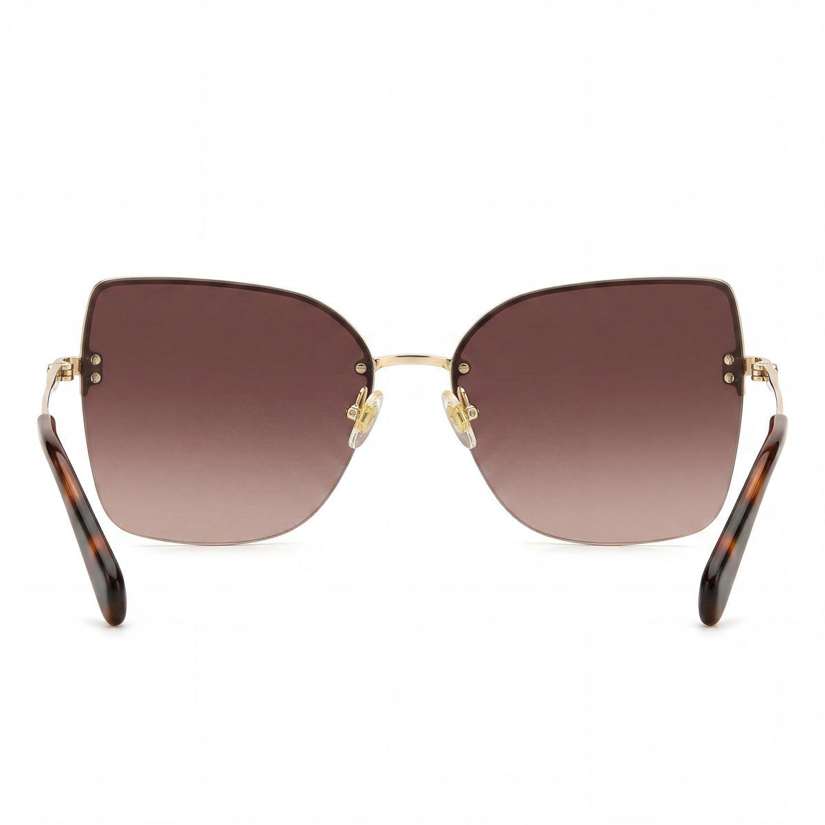 Kate Spade New York Gold Brown Butterfly Sunglasses for Women, 58mm, Photo 2
