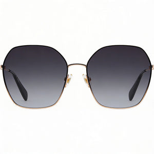 Kate Spade New York Square Sunglasses for Women — front view, Stainless Steel frame