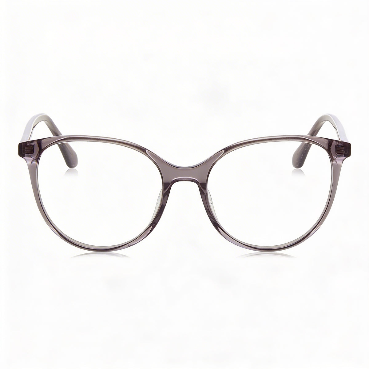 Kate Spade New York KB7 51 Transparent Grey Oval Eyeglasses for Women, 51mm, Photo 2