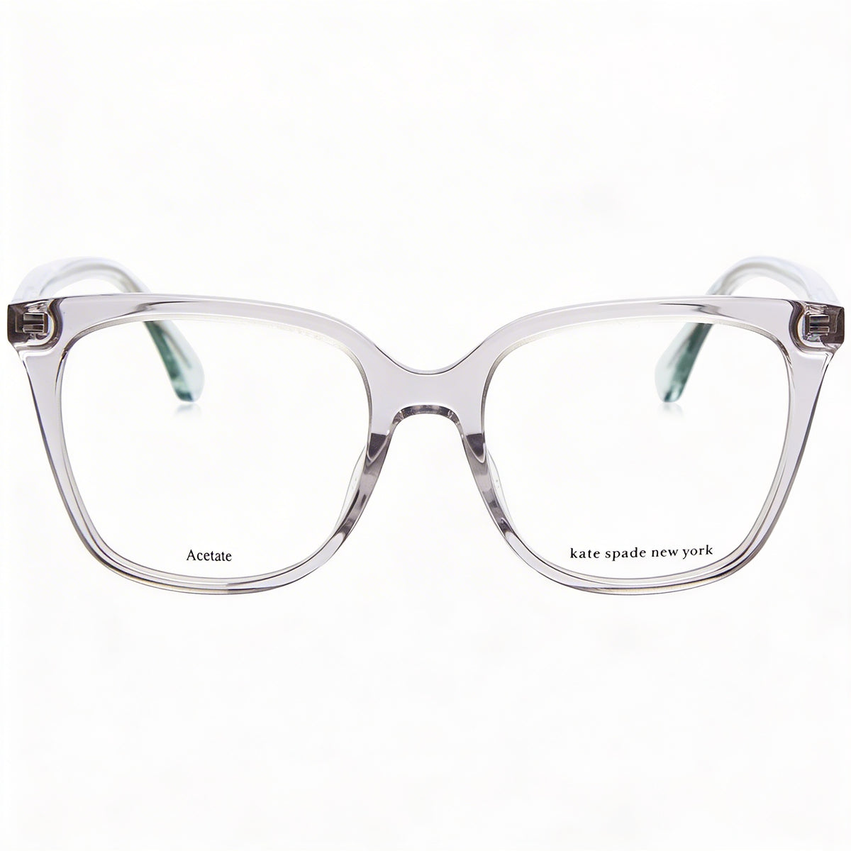 Kate Spade New York Gafas Cuadradas Transparentes Grises Unisex, 51mm, Photo 2