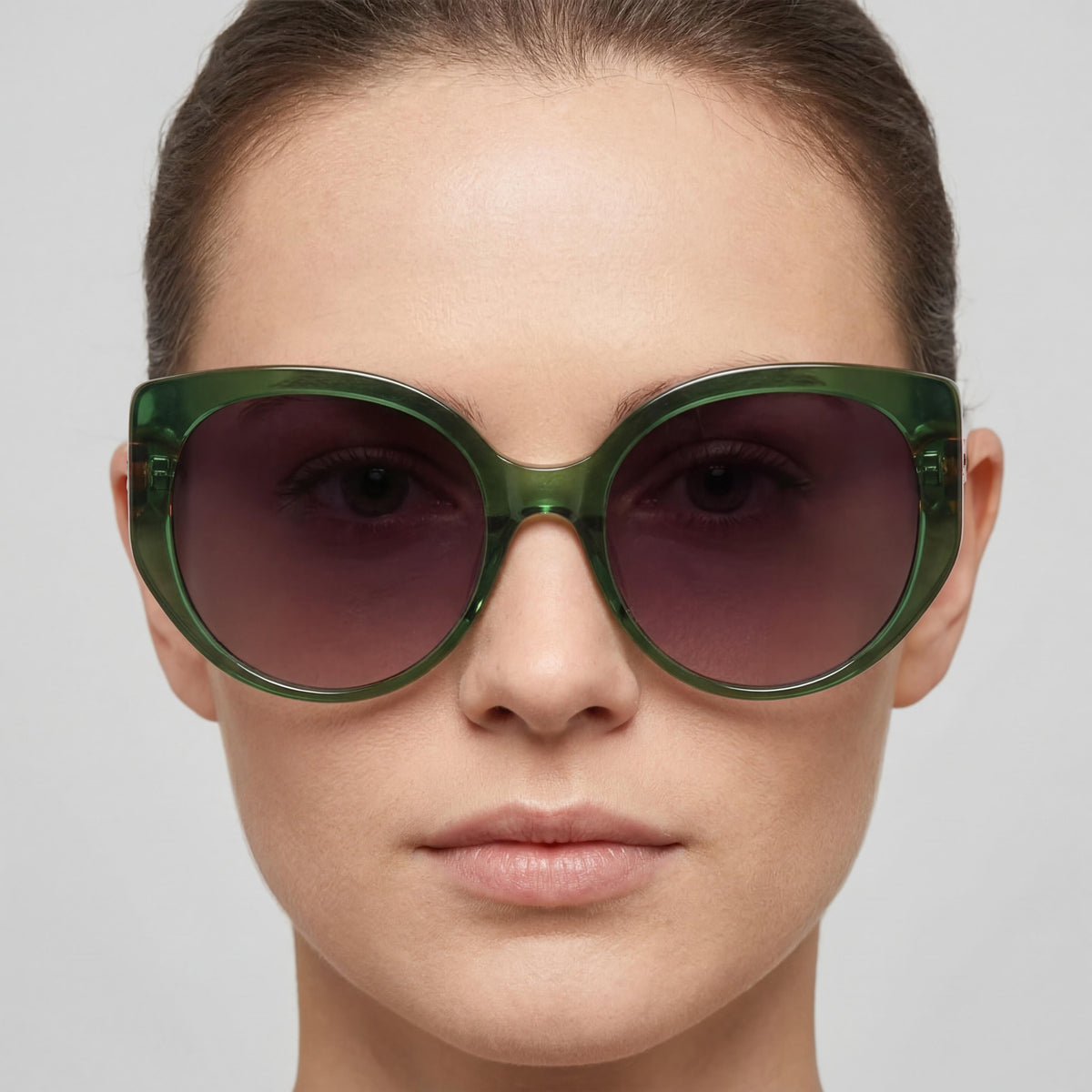 Kate Spade New York Green-Pink Cat Eye Sunglasses for Women, 55mm, Photo 4