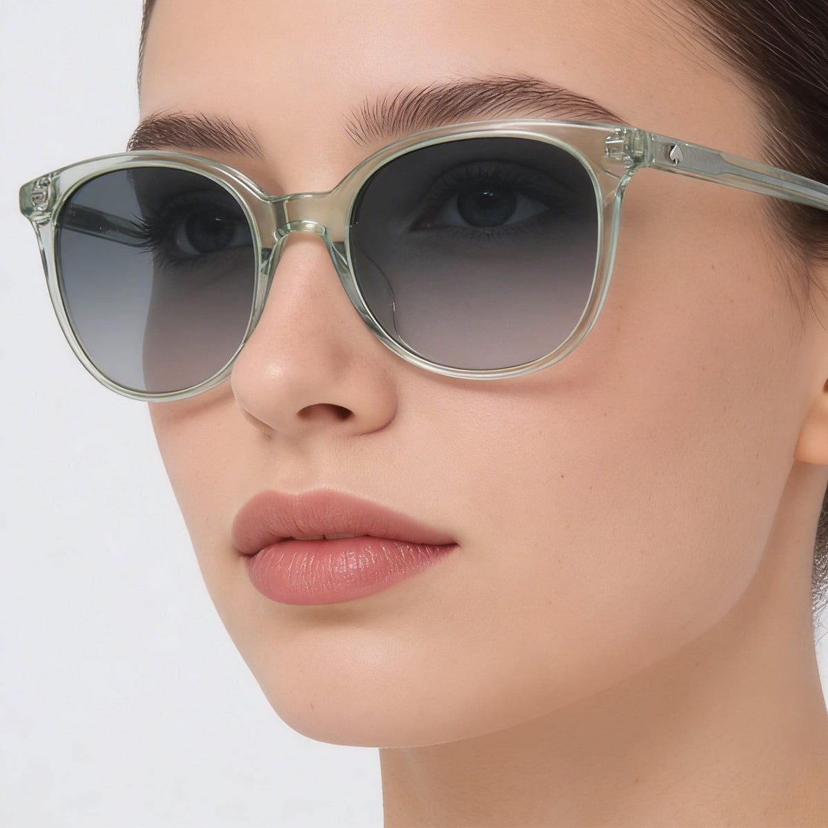 Kate Spade New York Green Gradient Round Sunglasses for Women, 51mm, Photo 5
